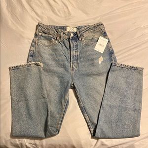 Free People boyfriend jeans size 6